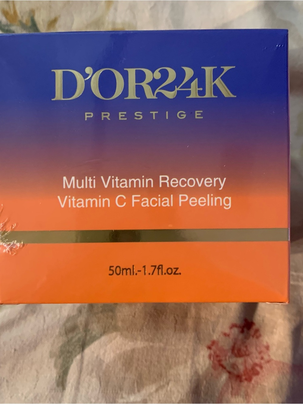 D'OR24K Prestige Multi Vitamin Recovery Vitamin C Facial Peeling - Orange/Blue